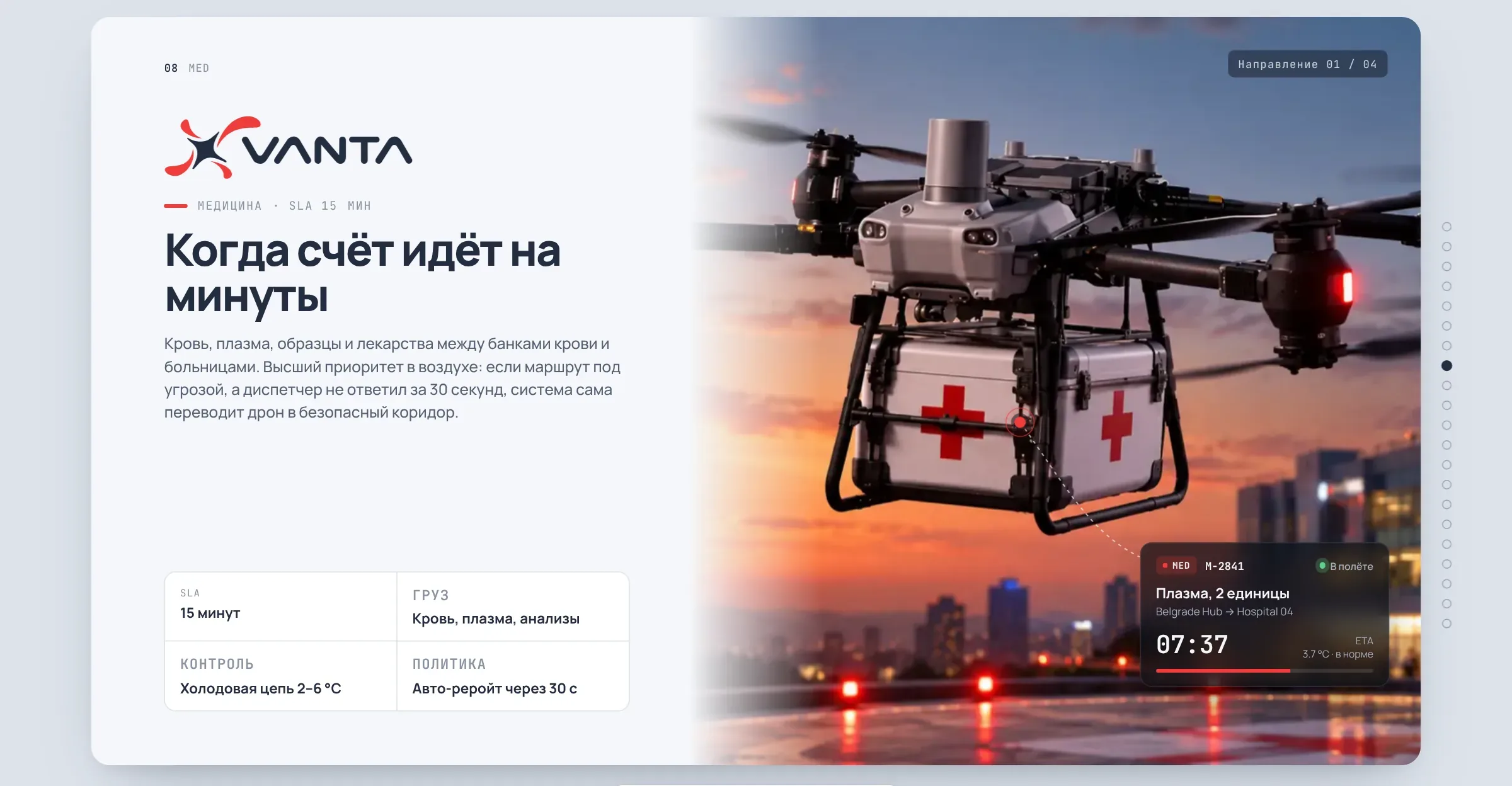 MED: когда счёт идёт на минуты – слайд презентации